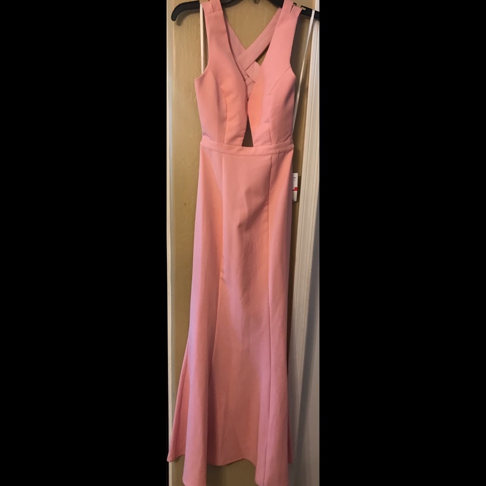 Pink prom dress